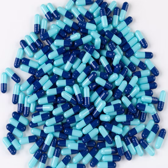 할랄/ISO 인증 빈 젤라틴/HPMC/풀루안 의료용 식물성 캡슐